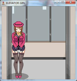 elevator电梯女孩像素桃子移植图1